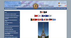 Desktop Screenshot of amerlegiondeptfrance.org