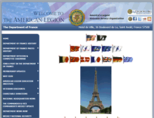 Tablet Screenshot of amerlegiondeptfrance.org